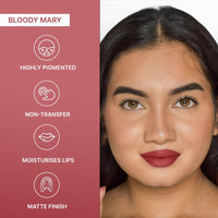 Love Earth Liquid Mousse Lipstick 2.O Matte Finish Combo Kit | Lightweight, Non-Sticky, Non-Drying,Transferproof, Waterproof Lipstick Set | Multicolor Mini Liquid Lipstick - (2Ml X 9) 18Ml