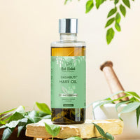 Nat Habit Tri-Leaf Rosemary Winter Hair Oil For Men & Women Hairfall Reduction, Suitable For All Hair Types, No Paraffin, Mineral Oil, Preservatives & Chemicals, 100ml