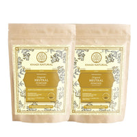 KHADI NATURAL Organic Neutral Powder Pack of 2 (Net Qt. 2x100) 200gm