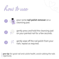 Plum Color Affair Acetone-Free Nail Polish Remover | Nourishing Formula with Sweet Almond & Argan Oil | Vitamin E-Infused | 100% Vegan & Cruelty-Free | Easy & Gentle Removal | 30ml