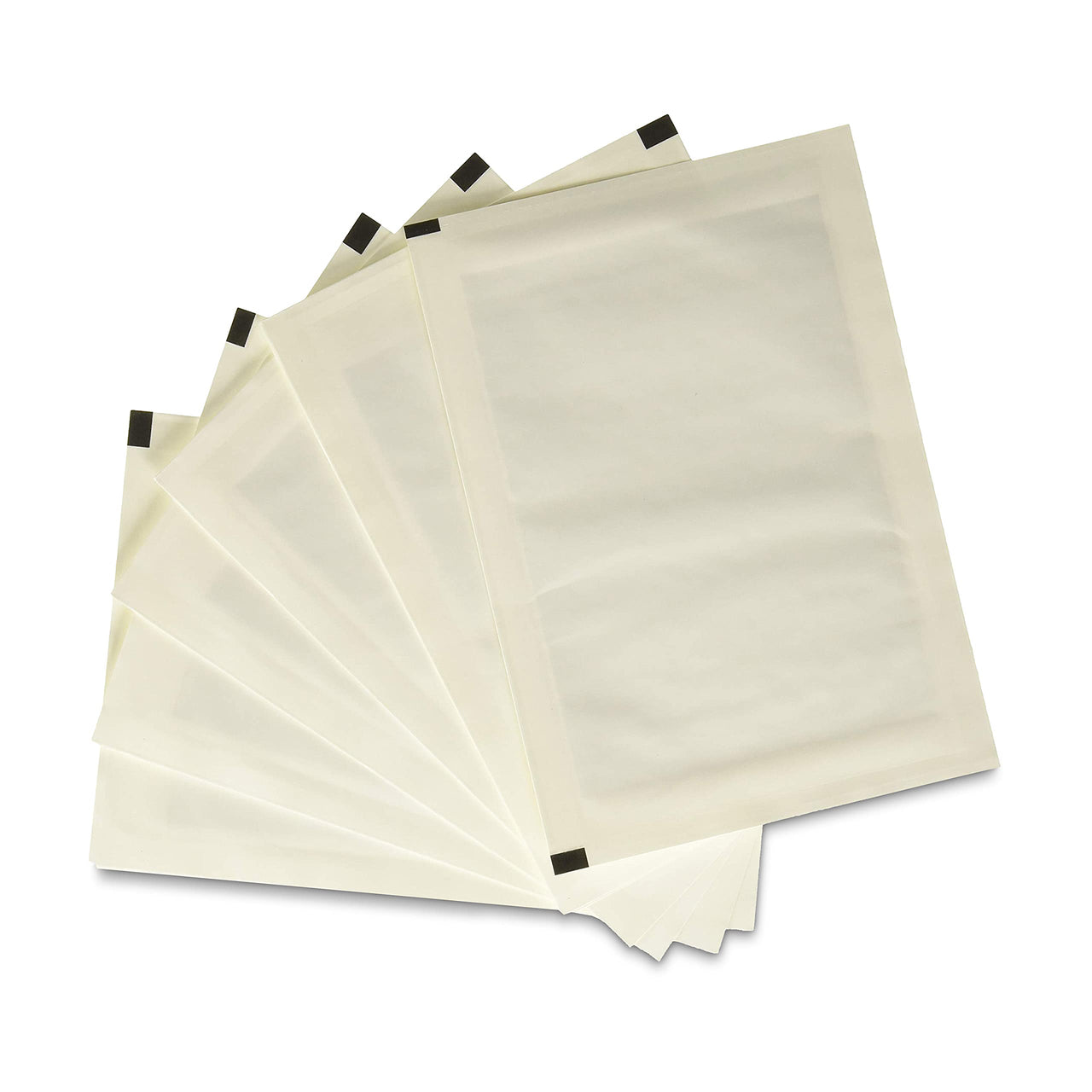 Basics Micro Cut Paper Shredder Sharpening & Lubricant Sheets, Pack of 12, White