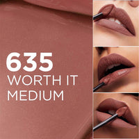L’Oreal Paris Infallible Matte Resistance Liquid Lipstick- 635 Worth It Medium, 5ml