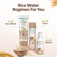 Mamaearth Rice Water Dewy Face Toner with Rice Water & 4% Niacinamide for Glass Skin 150ml |Intensely Hydrates |Minimizes Pores |Even Skin Tone |Korean Rice Toner | Alcohol-Free| Suits All Skin Types