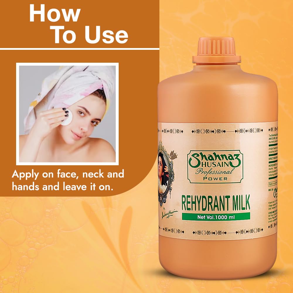 Shahnaz Husain Professional Power Rehydrant Milk Lotion, 1000 Ml