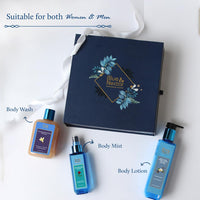 Blue Nectar Beauty Gift Box for Friends | Premium Skincare Combo of Vanilla Lotion, Body Wash & Scrub & Body Mist | Gift for Birthday & Anniversary | Pack of 3