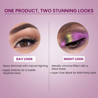 Metallic Eyeshadow Palette, Assorted Colours (MIDNIGHT)