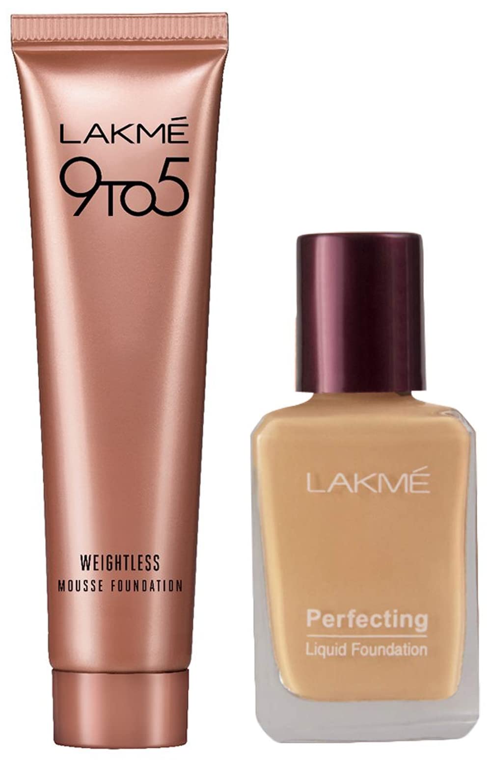 Lakmé Liquid;Oil;Mousse Foundation for All Skin Type Light Matte Finish Beige Vanilla 27 Ml