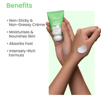 Earth Rhythm Hand Cream - Cooling Aloe for Dry & Rough Hand Intense Moisturization Non Greasy , Fast Absorbing, Moisturizes, Enriched with Ceramides , Shea Butter, Cacao Seed Butter for Men & Women - 30ml