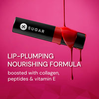 SUGAR Cosmetics Partner In Shine Transferproof Glossy Lipstick | Lasts upto 24hrs | Transferproof & Smudgeproof - 3ml - 10 Tangerine Tuscan
