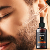 Mancode Vitamin C Serum With Hyaluronic Acid | 35% Vitamin C for Brightening Skin |Hyaluronic Acid Improves Skin Tone and Pore Minimizing |Alpha Arbutin for Improving Skin Texture Boosts Collagen 50ml