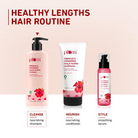 Plum Hibiscus Shampoo for Long Hair with Ceramides for Long & Healthy Hair I Soft, smooth, silky hair I Shampoo for Women and Men | SLS sulphate and paraben free shampoo I 250ml (Pack of 2)