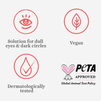 O3+ Bright Under Eye Circle Cream - for Dark Circles for Women| With Soothing Massage Roller 15g