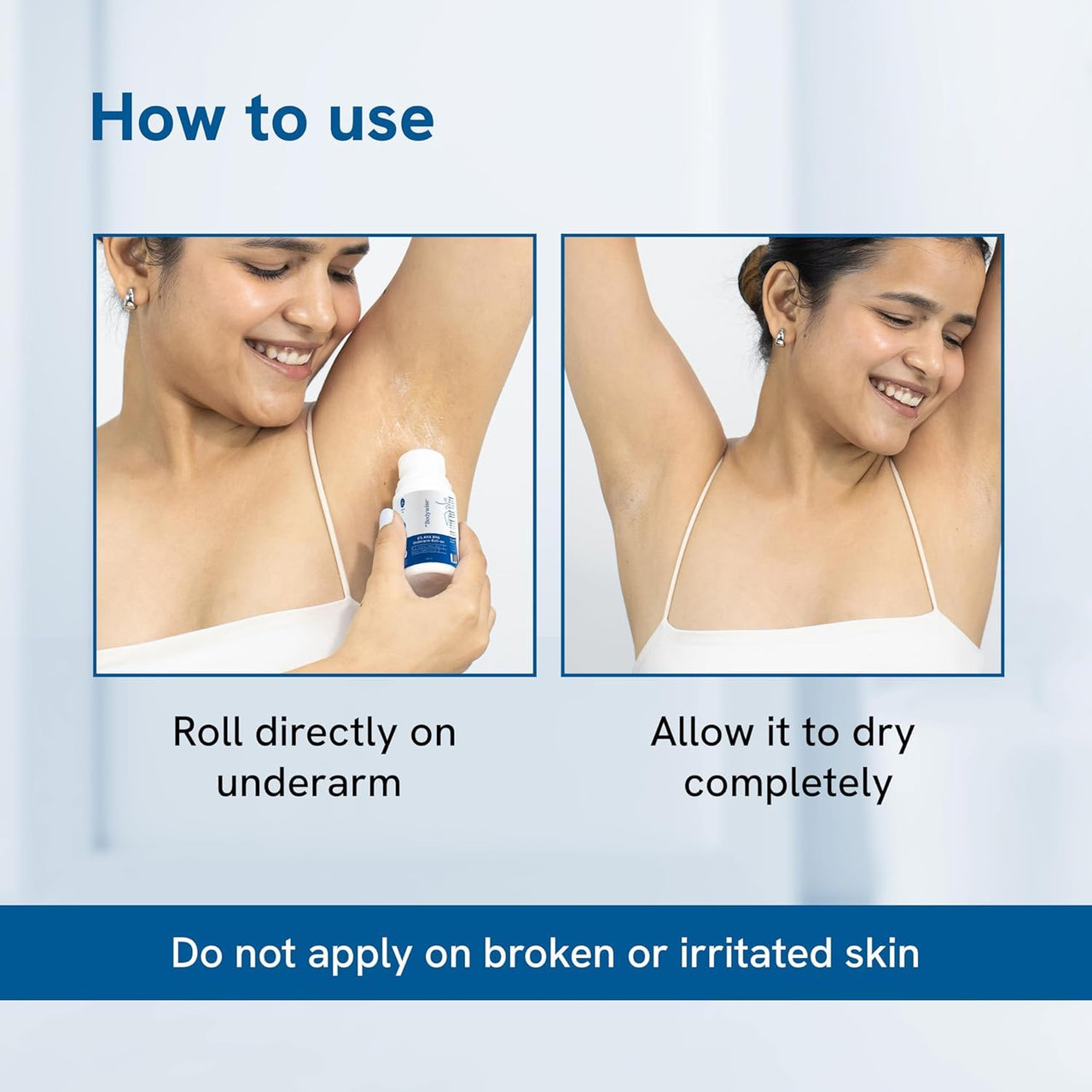 Be Bodywise 4% AHA BHA Underarm Roll On Deodorant | Watermelon Fragrance | With 1% Mandelic Acid, 2% Lactic Acid & Alpha Arbutin | Prevents Body Odour, Fades Pigmentation, Kills Bacteria | Alcohol & Aluminum Free | 50ml
