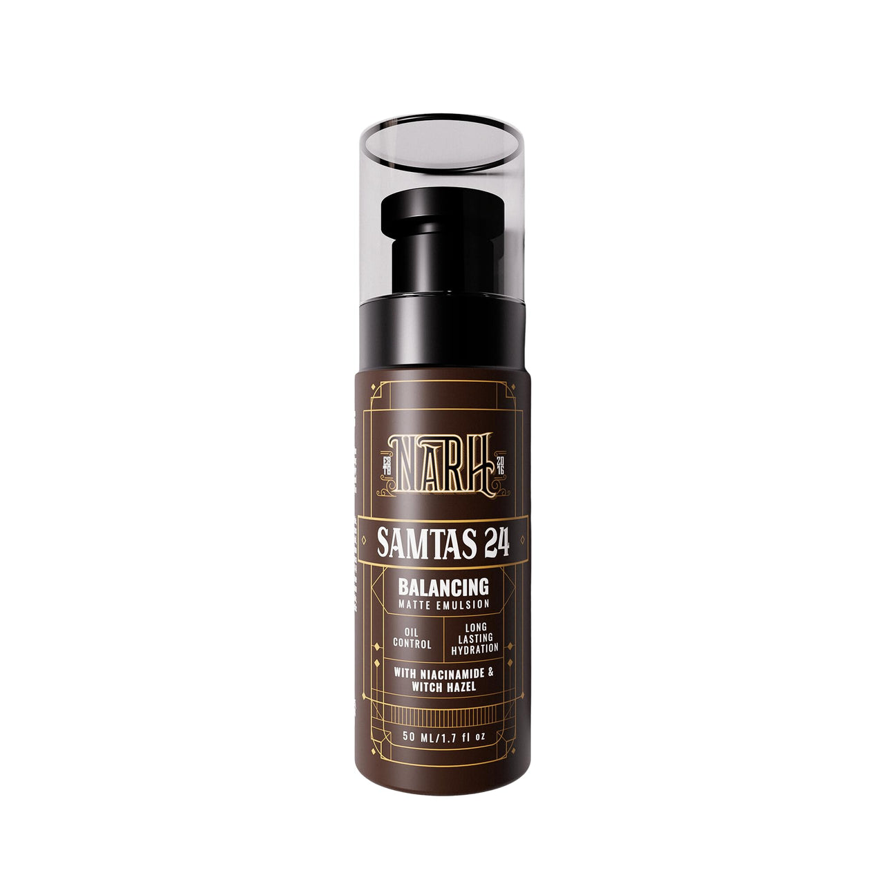 NARH SAMTAS 24 | Oil-Control Moisturizer | Long Lasting Hydration, Acne Spot Reduction With Niacinamide & Witch-Hazel Leaf Extract, Non-Sticky, Nourishing, Fast Absorbing & Balances Skin PH, 50ml