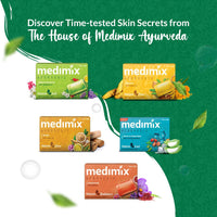 Medimix Ayurvedic Classic 18 Herbs Bathing Soap 125g (Combo Pack of 8) | Natural Oils For Healthy & Protected Skin | Shop Herbal | Natural | Paraben-free & Sulphate-free | 100% Vegan