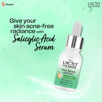 Lacto Calamine 2% Salicylic Acid Serum | 30ml | Face Serum For Acne, Blackheads, Oil control & Open Pores | Serum For Clear Skin | Face Serum for Women & Men | Dermatologically Tested & Fragrance Free