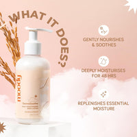 Moody DermaSoothe Ceramide & Rice Brightening Body Lotion | Hydrating & Repairing Moisturiser | With Vitamin E | 48 Hour Moisturisation | Suits All Skin Types | Men & Women | 200 ml
