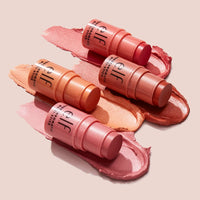 e.l.f. Monochromatic Multi Stick, Luxuriously Creamy & Blendable Color, For Eyes, Lips & Cheeks, Dazzling Peony, 0.155 Oz (4.4g)