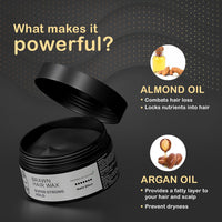 The Man Company Brawn Extra Stronghold Hair Wax for Men | Stylish Pomade Matte Finish | Hair Volumizer | Non - Sticky - 50gm