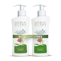Lotus Herbals Hand & Body Lotion, Moisturizer for Dry Skin, Protects From UVA/UVB Rays, Moisturizer for Women & Men, 400ml + 400ml - BUY 1 GET 1 FREE