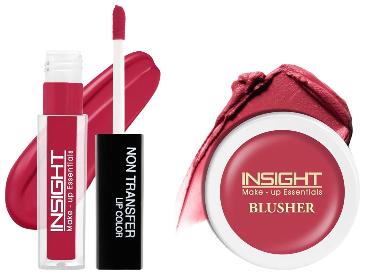 Insight Cosmetics Insight Non Transfer Lip Color Matte Texture12Hrs WaterproofTrue ColorSmudge Proof Paraben Free 100% Veg, 4ml(LG40-05) Crème Blusher, Face Makeup, Raspberry Gelato, 3.5 gm(B-02=02)