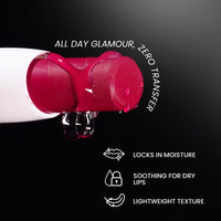 Shryoan Rich Color Non-Transfer Lipstick | Waterproof & Super Matte Finish | Long Stay Creamy Lipstick | Single Swipe Application (BERRY RUSH - 07)