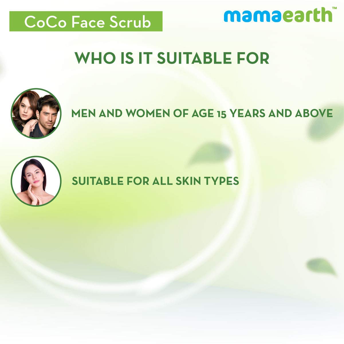 Mamaearth CoCo Face Scrub with Coffee & Cocoa for Rich Exfoliation - 100g