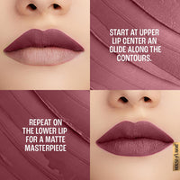 Lakmé 9To5 Primer + Matte Lip Color Mp3 Pink Party, 3.6 G