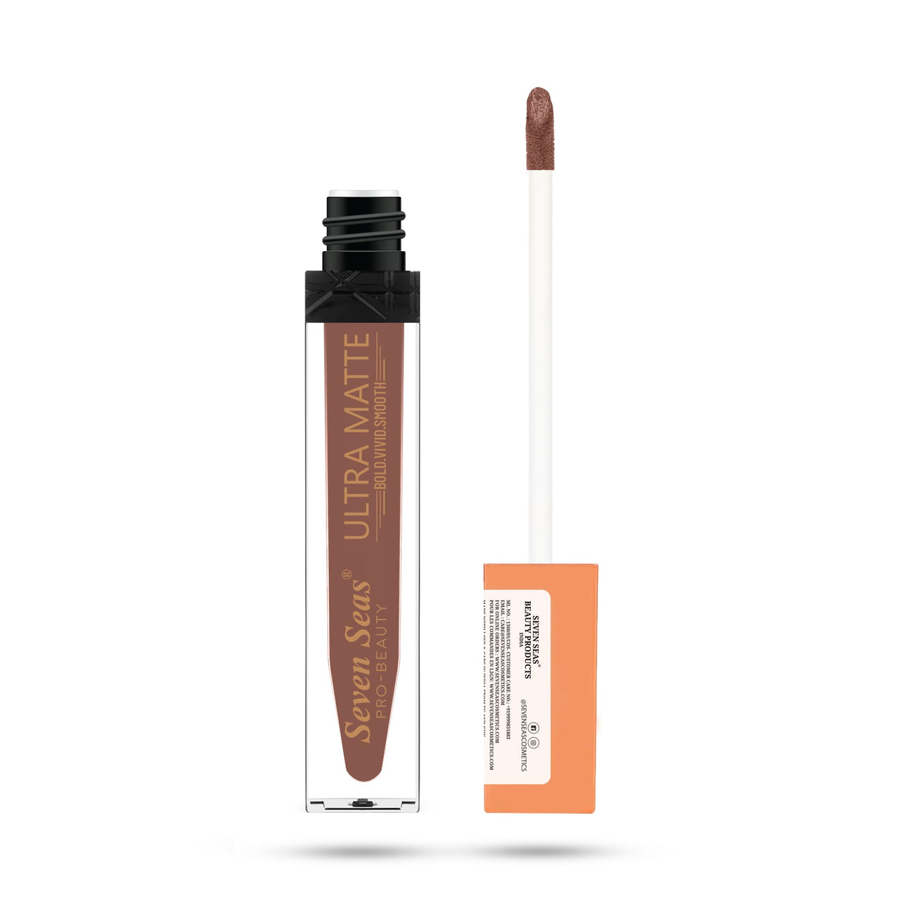 Seven Seas Ultra Matte Liquid Lipstick Trendy Nude Shade (AU Chico)