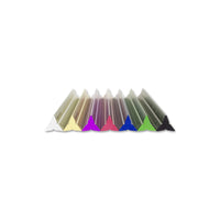 Alumicolor 3610-3 Aluminum Combination Pocket Scale, 6IN, Purple 6 Inch