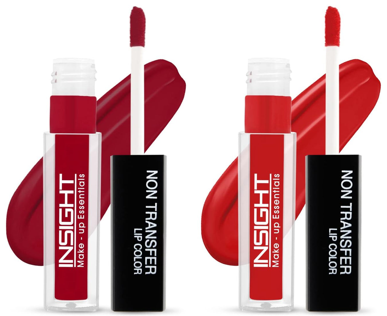 INSIGHT Non Transfer Matte Lip Color, 4Ml (09 Sunset Red) & Lip Color, 4Ml (21 Romance)