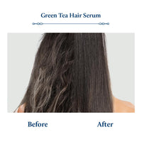 Blue Nectar Green Tea Hair Serum for Dry Frizzy Hair for Women & Men | Plant Based Biotin Hair Growth Serum | Hair Serum for Hair Fall Control for All Hair Types (12 herbs, 50 ml)
