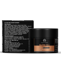 The Man Company Glow Pro Non-Sticky Daily Moisturizer for Face | Moisturizes, Hydrates with Glutathione, Vitamin E & Cocoa Butter | Face Moisturizer Cream for Men - 50 gm