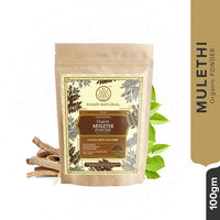 KHADI NATURAL Organic Powder Pack of 2 (Rose Petals + Mulethi) (Net Qt. 2x100) 200gm