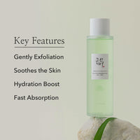 [Beauty of Joseon] Green Plum Refreshing Toner AHA + BHA (150ml) – Korean Face Toner for Gentle Exfoliation, Smooth Texture & Balanced Skin