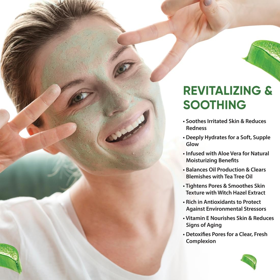 Twasa Aloe Vera Peel Off Mask | Face Mask For Anti Acne, Hydration and Soothing with Aloe Vera Extract, Tea Tree Oil, Witch Hazel Extract & Vitamin E | Peel Off Mask For Instant Glow, 90gm