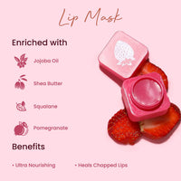 Earth Rhythm Lip Care Kit pack of 4 | Gift Set For Men & Women With Lip Scrub, Lip Serum, Lip Balm & Lip Mask | Exfoliate, Hydrate, Nourish, Moisturize - 4 Gm (Each)