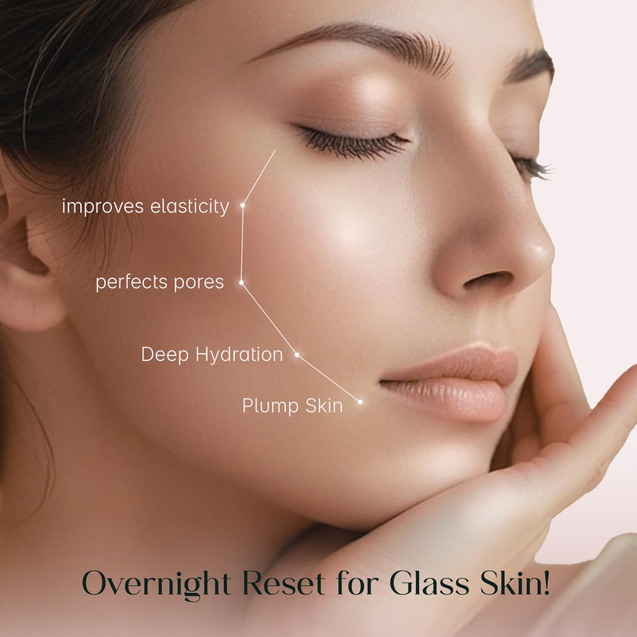 SeoulSkin Collagen Glass Skin Overnight Mask - Korean Collagen Face Mask with Low Molecular Collagen & Hyaluronic Acid, Pore Perfecting & Hydrating, Paraben-Free, For All Skin Types (1N)