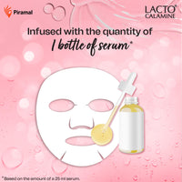 Lacto Calamine Hyaluronic Acid Face Sheet Mask |Instant Hydration |Glycolic Acid & D-Panthenol|30 g
