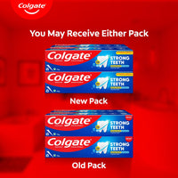 Colgate Strong Teeth, 700G, India S No: 1 Toothpaste Brand, Calcium-Boost Tooth Paste For 2X Stronger Teeth, Whitens Teeth, Fresh Breath & Prevents Cavities (Combo Pack Offer)..