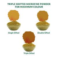 INDUS VALLEY 100% Certified Organic Herbal Henna Powder, 100g each (Pack of 6) - Green