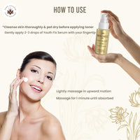 Clear Balance Saargol Youth Fix Serum - For Hydrating, Conditioning, Tightening, and Brightening of Skin | Lightweight Anti-Aging Formula Infused with Saffron, Barley Extracts, and Cucumber Extracts | For All Skin Types | Men and Women | 30 ml