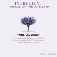 Khadi Natural Lavender Soap | Herbal Bathing Soap for Healthy Skin | Natural Soap with Essential Oils | Soap for relieving stress | Suitable for All Skin Types|Pack of 2 |125gm *2) (250 gm)