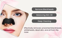 Luxenwell Deep Purifying Nose Strips for Women & Men | Enriched with Bamboo Charcoal | For Instant And Painless Blackheads And Whiteheads Removal (Pack of 20)