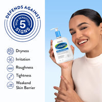Cetaphil Paraben, Sulphate-Free Gentle Skin Hydrating Face Wash Cleanser with Niacinamide, Vitamin B5 for Dry, Normal Sensitive Skin - 500 ml