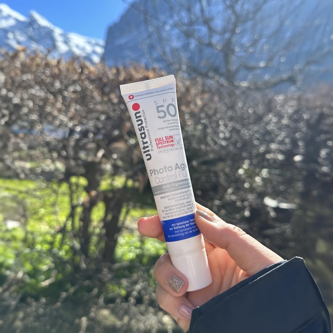 Ultrasun SPF 50 PA++++ Anti-Pigmentation Sunscreen, Swiss-Made 3 in 1 Lotion for Complete Sun Protection, Dark Spots Reduction & Helps in Anti-Aging | 7+ hrs. Water Resistant for All Skin Types - 40ml