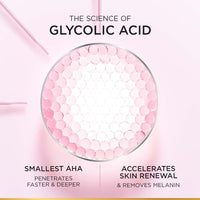 L'Oreal Paris Glycolic Bright Glowing Day Cream, Overnight Brightening Cream, Glycolic Acid in Gel-Like Cream Texture, that Visbily Minimizes Spots & Reveals Glowing skin, 50ml