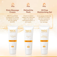 VLCC Anti Tan Facial Kit - 60g X 2 (Pack of 2) | Power of 25 Vital Ingredients | Fights Sun Tan, Dark Spots, and Sun Spots | Even Nourishes and Protects Skin from UV Rays.