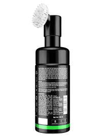 Mancode Acne Control Tea Tree Foaming Facial Wash | with Built in Brush Face Wash For Men Deep Cleansing Face | For Oily & Dry Skin | Anti Acne | Gentle Clear Skin | No Paraben Sulphate Silicone 150ml