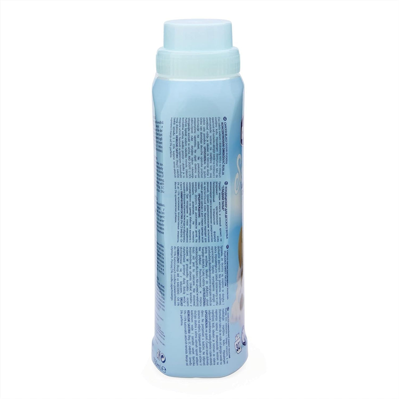 Chicco Baby Fabric Softener with New Odour Elimination Technology, Keeps Clothes Gentle, Fresh & Fragnant, Dermatologically Tested, Sweet Talcum (750ML)